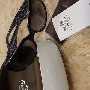 New Coach sunglasses NWOT with care instructions